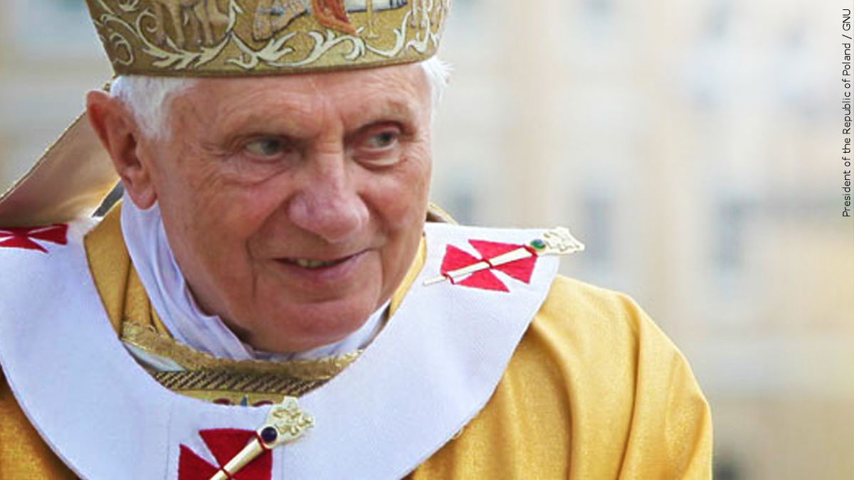 Pope emeritus Benedict XVI