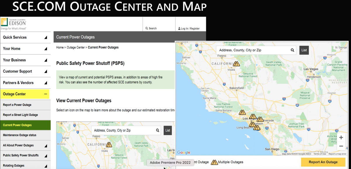 Power Outage  Safety & Information Center