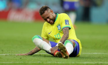 Neymar injured his ankle in Brazil's first match of the tournament.