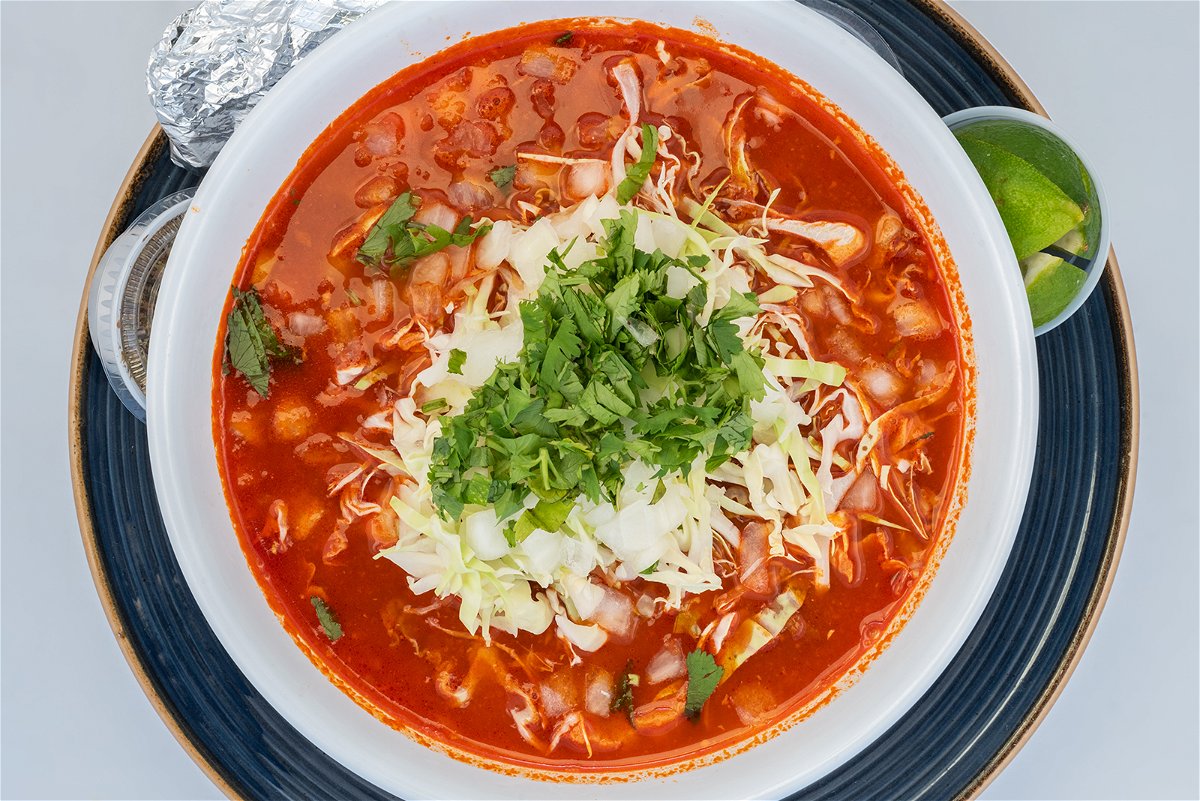 <i>Shutterstock</i><br/>Posole is a traditional way to start a Mexican Christmas meal.