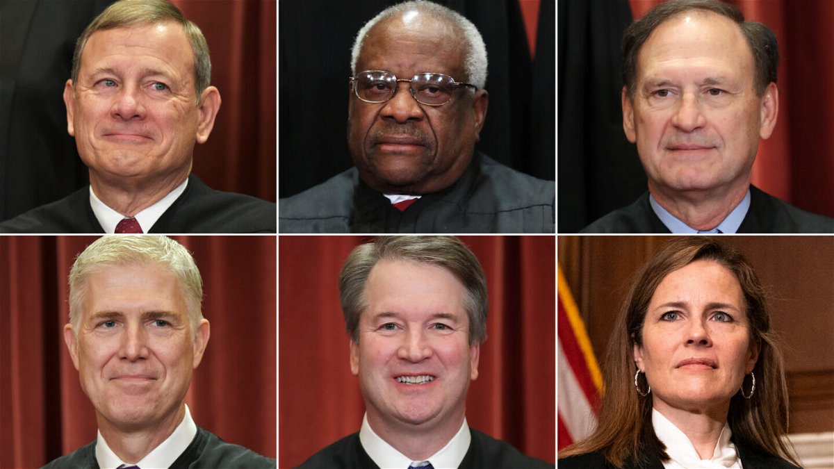 <i>Getty</i><br/>Top row: Chief Justice John Roberts