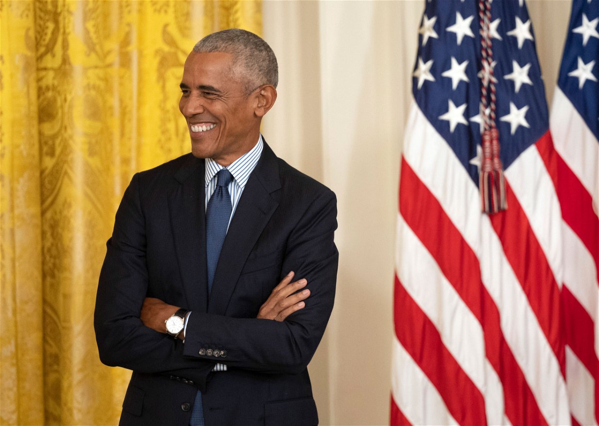 <i>Kevin Dietsch/Getty Images</i><br/>Former President Barack Obama