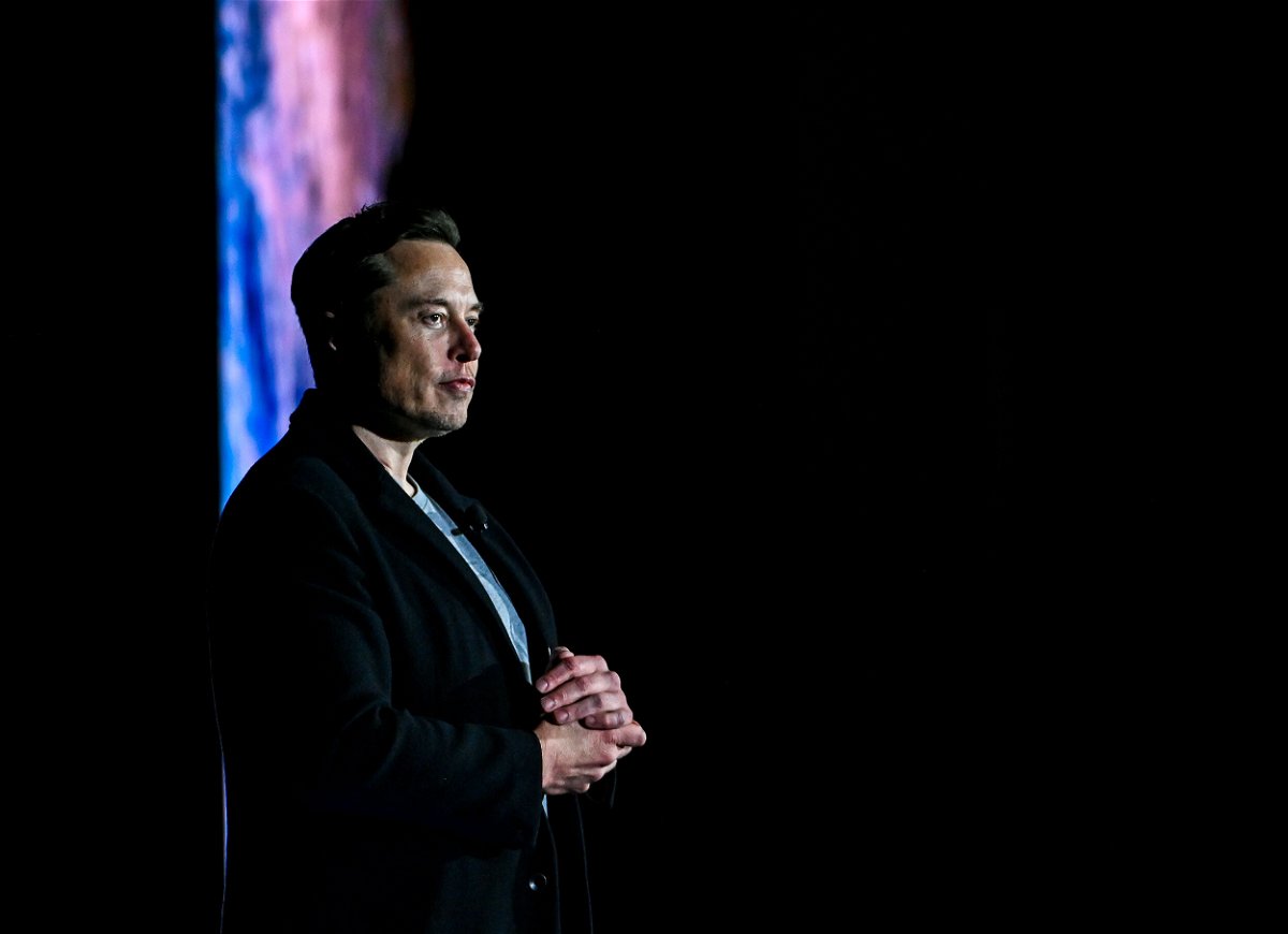 <i>Jonathan Newton/The Washington Post/Getty Images</i><br/>SpaceX CEO Elon Musk provides an update on the development of the Starship spacecraft and Super Heavy rocket at the companys Launch facility in south Texas.