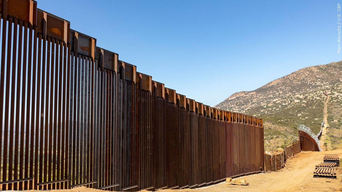 Mani Albrecht / U.S. CBP
PHOTO: Mexico border wall near the Calexico Port of Entry, Photo Date: 6/19/2019