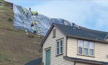A crack in a hillside forced the evacuation of 15 homes in the Seacliff neighborhood.