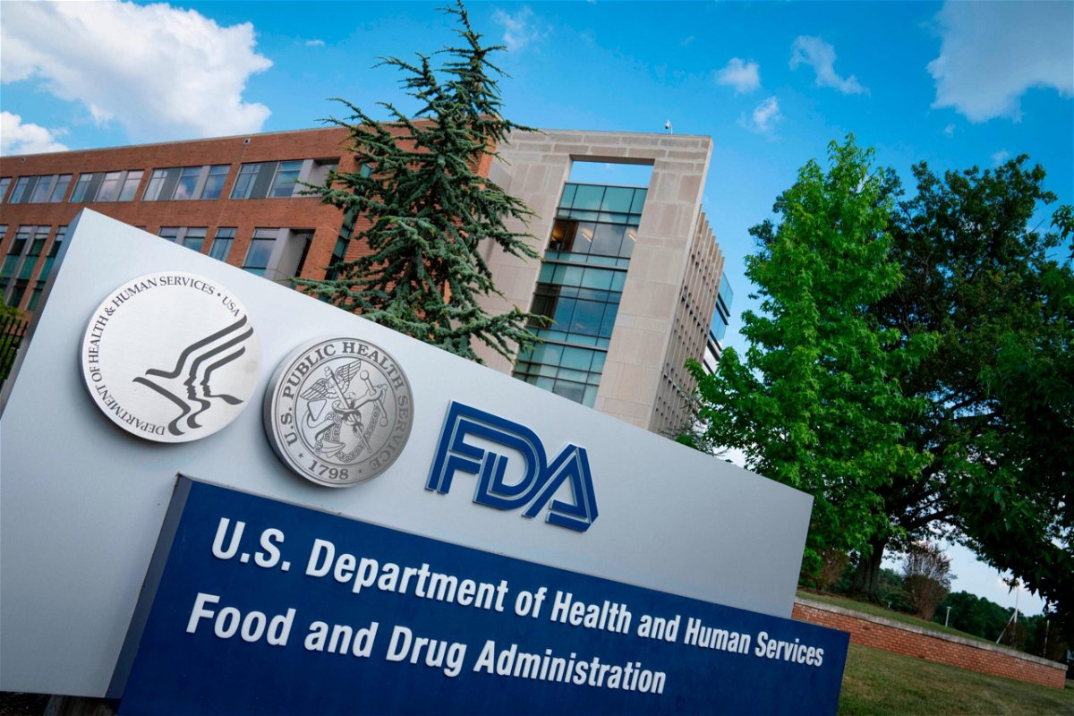 <i>Sarah Silbiger/Getty Images North America/Getty Images</i><br/>A sign for the Food and Drug Administration is seen outside of the headquarters on July 20