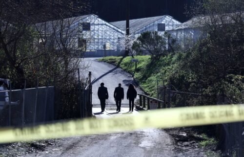 FBI agents arrive at one of two farms where seven people were killed in Half Moon Bay