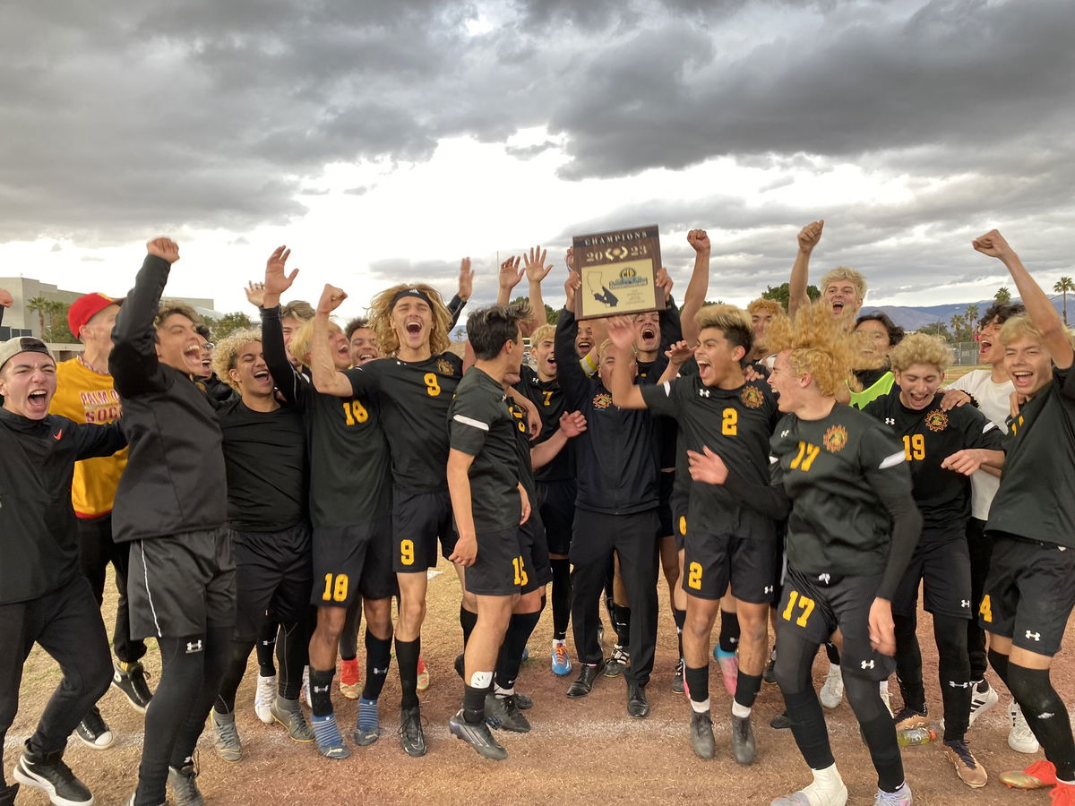 Palm Desert boys soccer wins CIFSS D5 Championship, 31, over Animo