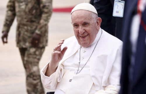 Pope Francis arrived in South Sudan on Friday from neighboring Democratic Republic of Congo.