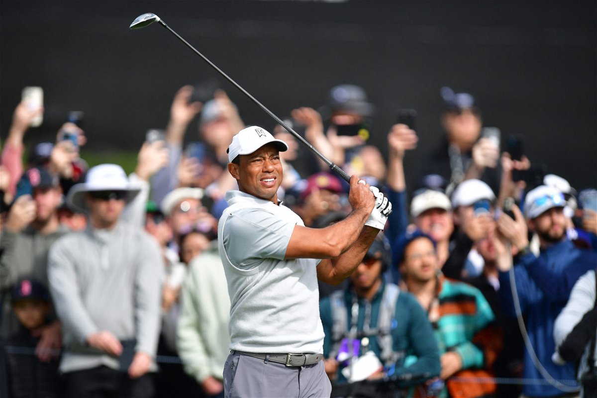 <i>Gary A. Vasquez/USA Today Sports/Reuters</i><br/>Woods said it was the best he has played since winning the 2019 Masters.