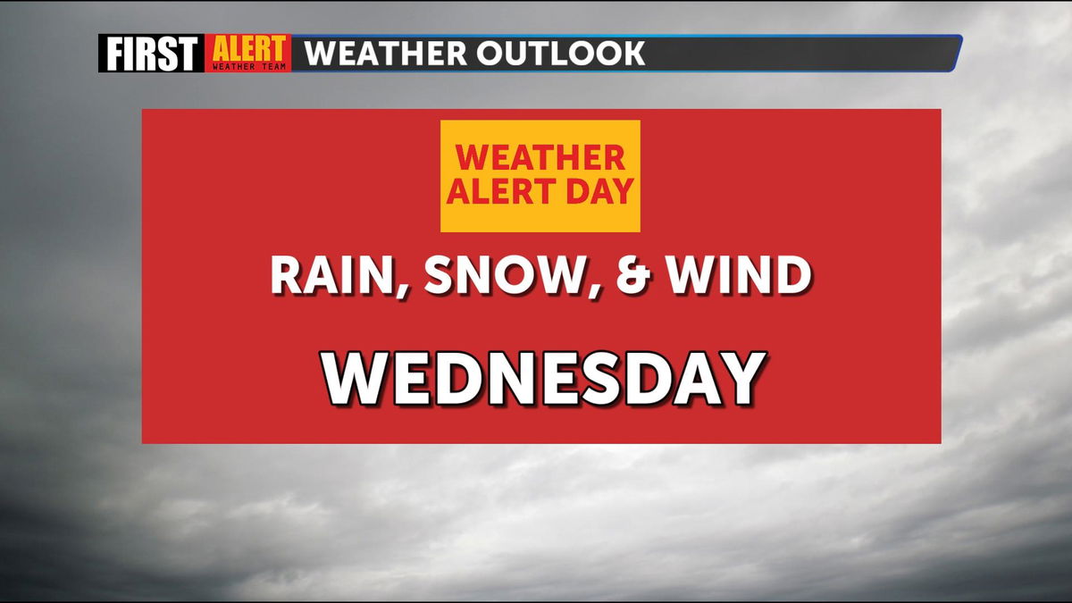 First Alert Weather Alert Winter Storm Brings Wind Rain And Snow Kesq