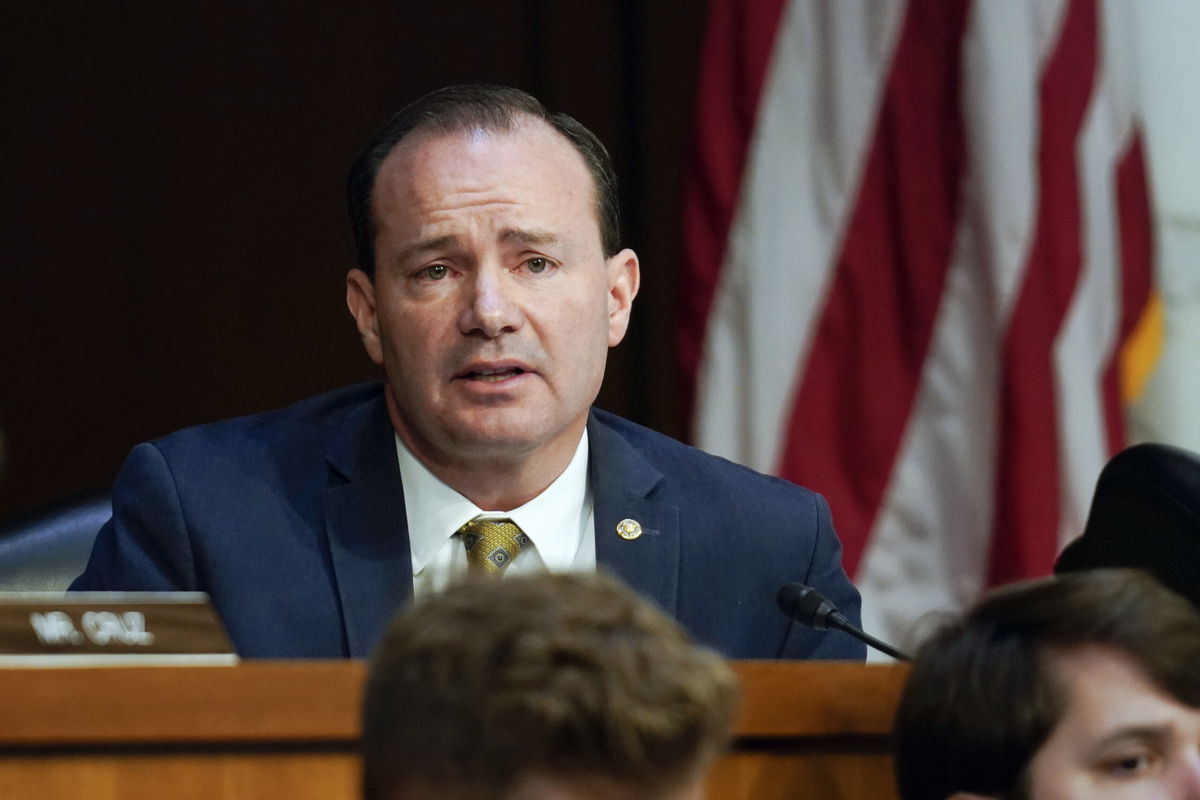 <i>J. Scott Applewhite/Pool/Getty Images</i><br/>Utah Republican Sen. Mike Lee