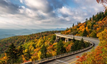 The Linn Cove Viaduct snakes around Grandfather Mountain along the Blue Ridge Parkway in western North Carolina. The Blue Ridge Parkway was the most visited National Park Service site in 2022.