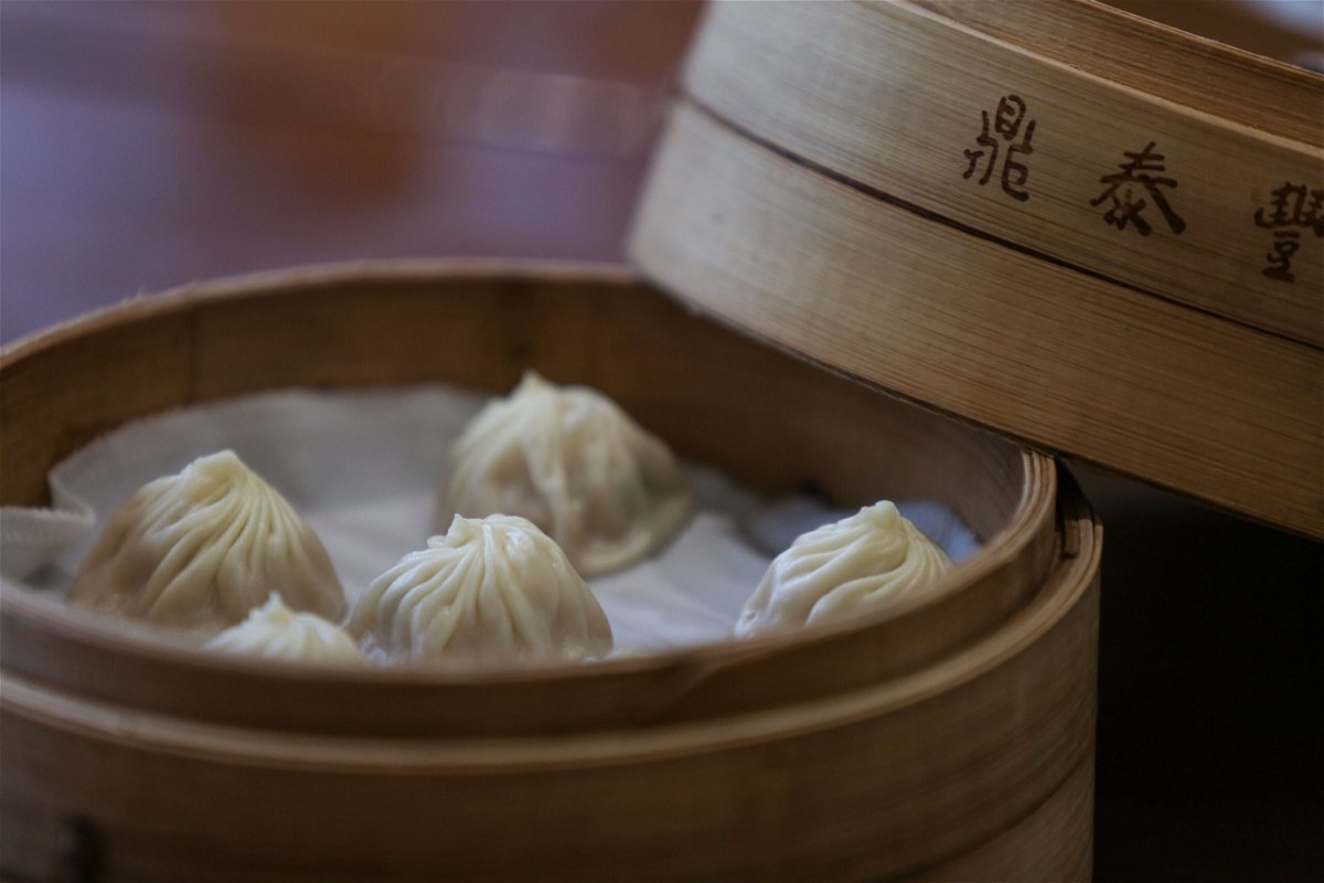 <i>Chen Xiaomei/South China Morning Post/Getty Images</i><br/>Steamed pork dumplings served at Din Tai Fung's Hong Kong branch.