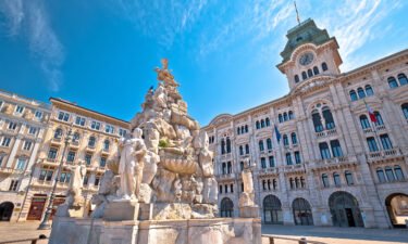 Seen here is the Trieste city hall on Piazza Unita d Italia square in the Friuli Venezia Giulia region of Italy. Europe will start charging non-EU passport holders for entry in 2024.