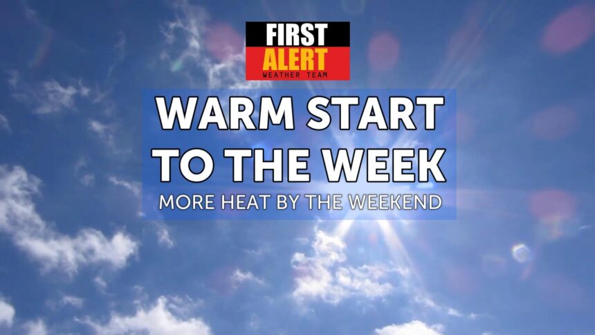 A Warm Start To The Week With More Heat Arriving By The Weekend - KESQ