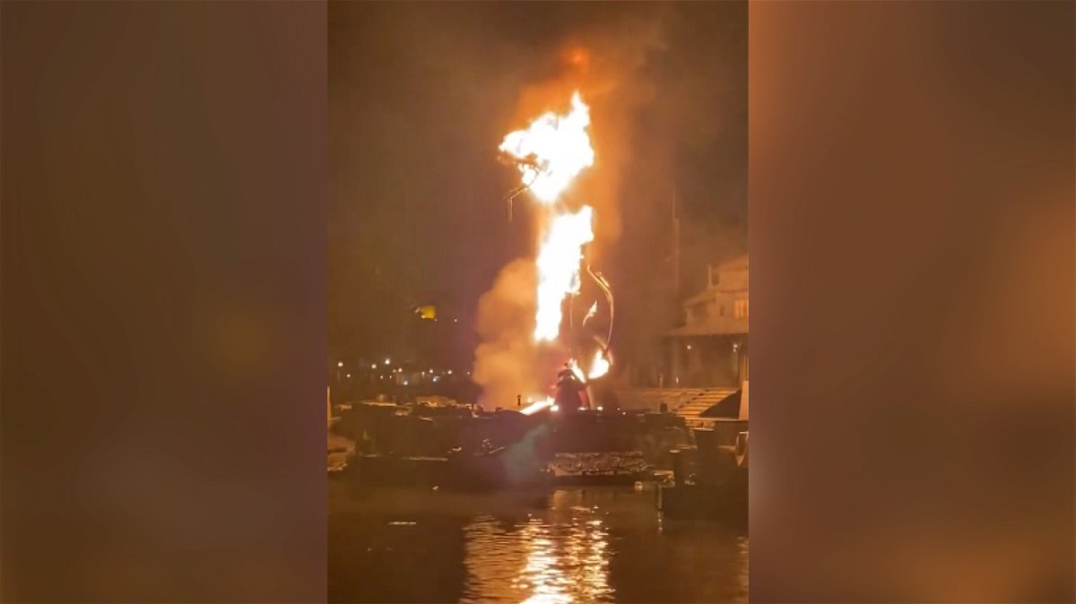 <i>@LEARNTHISBIZ/TMX</i><br/>A prop dragon caught fire at Disneyland in California on Saturday evening during a performance of 