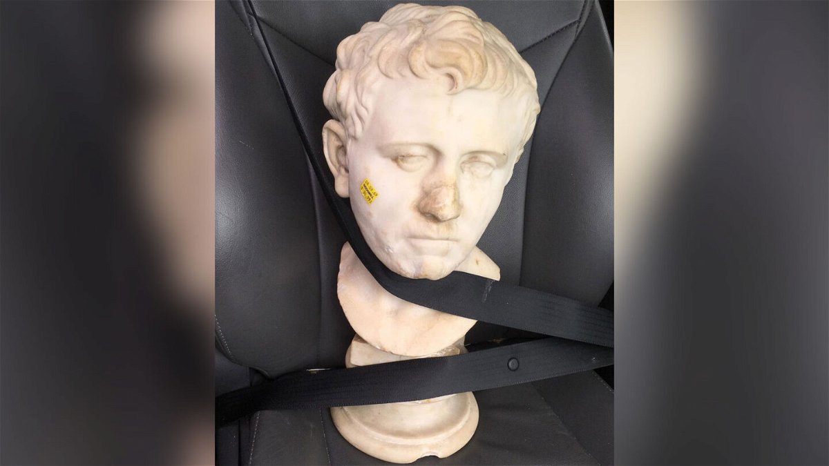 An ancient Roman bust purchased for $34.99 at Texas Goodwill is headed back  to Germany - KESQ