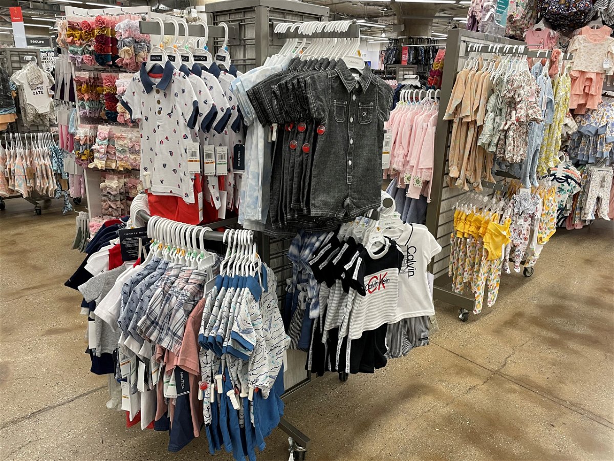 <i>Siddharth Cavale/Reuters</i><br/>Apparel seen on shelves at a buybuy Baby store in Libertyview Industrial Plaza