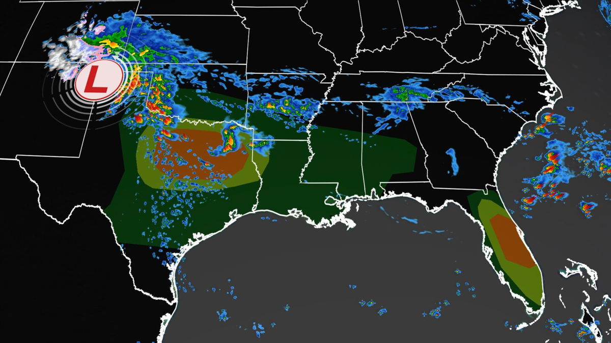 Large Hail Drops On Parts Of Texas And Florida As South Remains At Risk ...