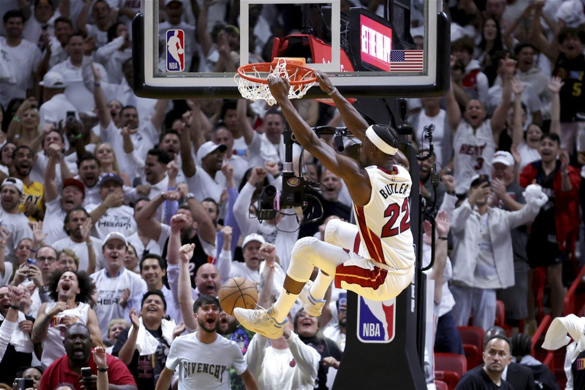 <i>Megan Briggs/Getty Images</i><br/>Jimmy Butler has led the Miami Heat to a commanding 3-1 series lead.