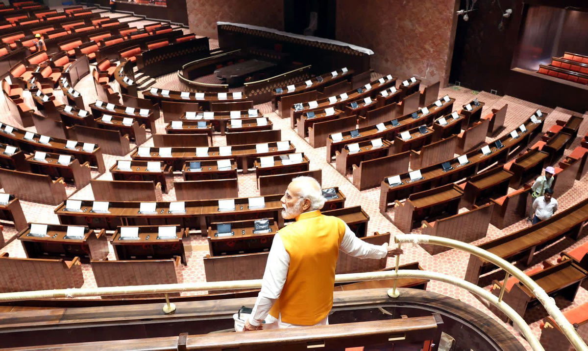 Modi Inaugurates Controversial New Parliament Building In India - KESQ