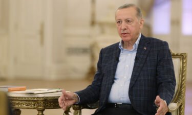 Turkish President Recep Tayyip Erdogan announces the death of the ISIS leader on April 30.