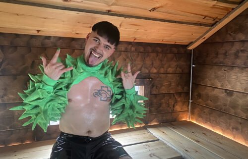 Käärijä says he's most comfortable in the sauna