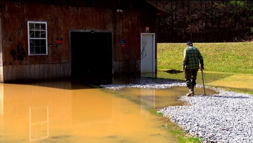 <i></i><br/>Joe Cook says the person next door to him put his property underwater on purpose. Cook claims his neighbor flooded his barn and caused hundreds of thousands of dollars in damages.