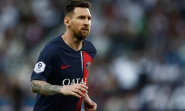 Lionel Messi’s final game for Paris Saint-Germain ended in defeat as the Ligue 1 champion lost 3-2 at home to Clermont on June 3. Messi is seen here on Saturday at Parc de Princes