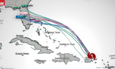 These models show where a tropical system