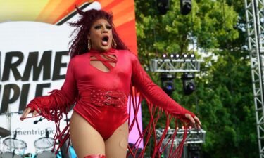 Carmen Triple C commands the stage at Nashville Pride in 2022. The Tennessee law restricting drag performances was ruled unconstitutional earlier this month