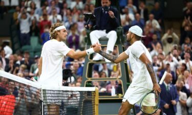 Kyrgios defeated Tsitsipas in their heated third-round match at Wimbledon.