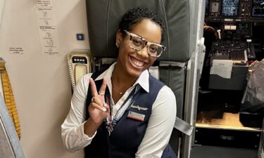 Flight attendant Essence Griffin