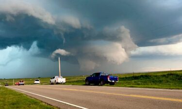 Storm clouds move above Beaver