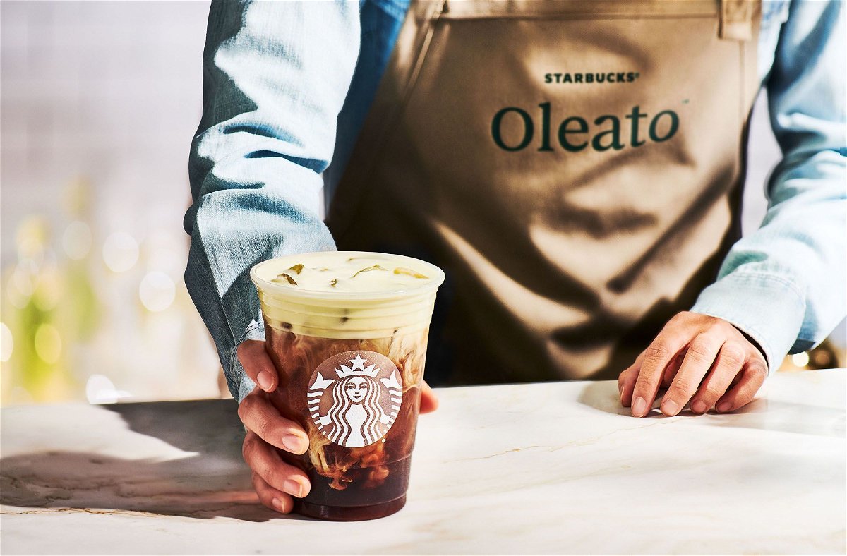 <i>Courtesy Starbucks</i><br/>Oleato drinks are made with olive oil.