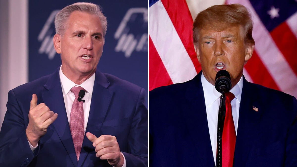 <i>Getty Images</i><br/>Speaker Kevin McCarthy has scrambled to contain the fallout after he questioned whether former President Donald Trump is the strongest candidate in the 2024 presidential race.