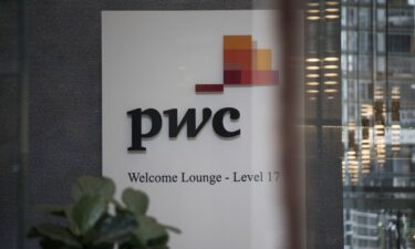 The lobby of PwC's Australia office in Sydney