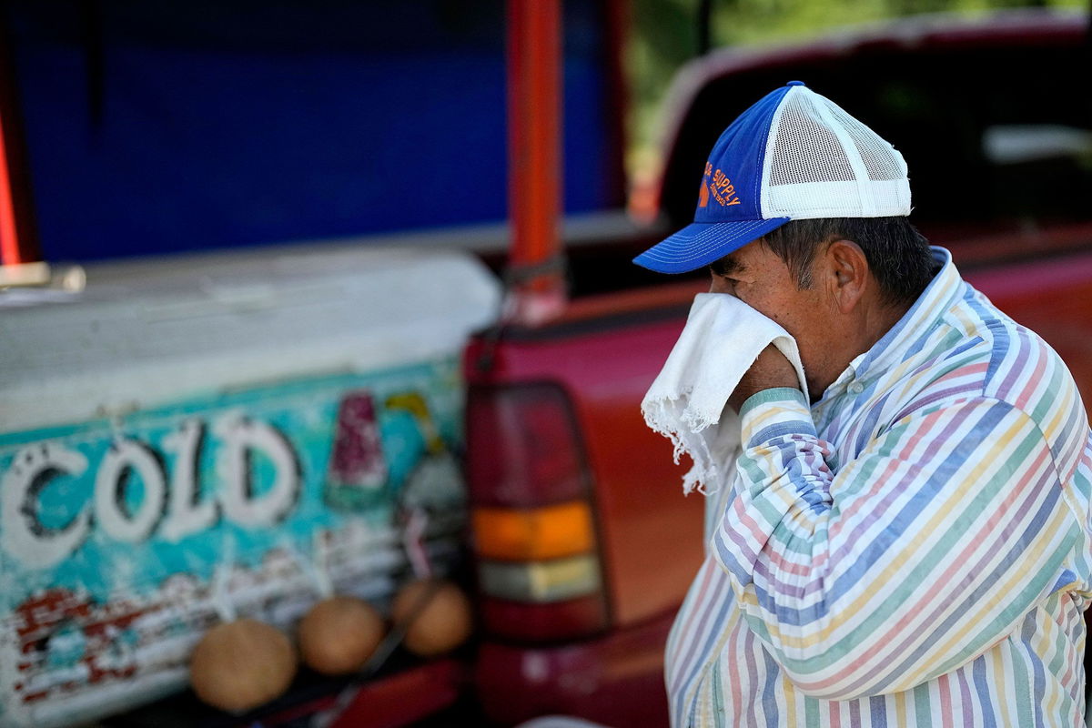 <i>David J. Phillip/AP</i><br/>Relief is arriving for parts of Texas that have suffered through a record-breaking heat wave for weeks