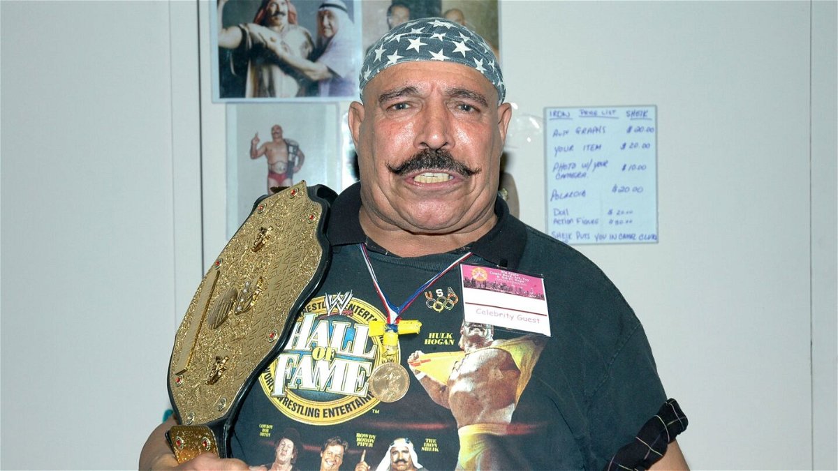 <i>Bobby Bank/WireImage/Getty Images</i><br/>Professional wrestler and World Wrestling Entertainment Hall of Famer The Iron Sheik pictured here