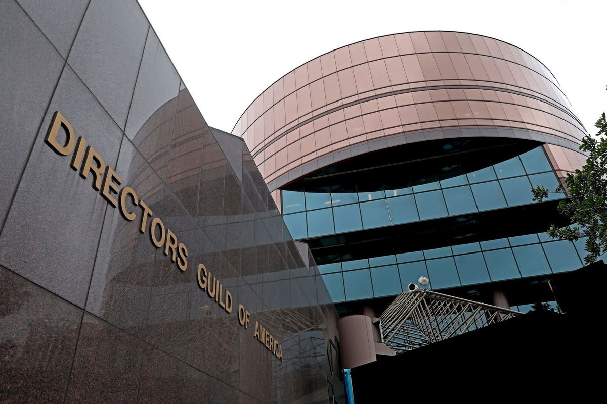 <i>Gary Coronado/Los Angeles Times/Getty Images</i><br/>Directors Guild of America headquarters is seen here along the 7900 block of Sunset Blvd.