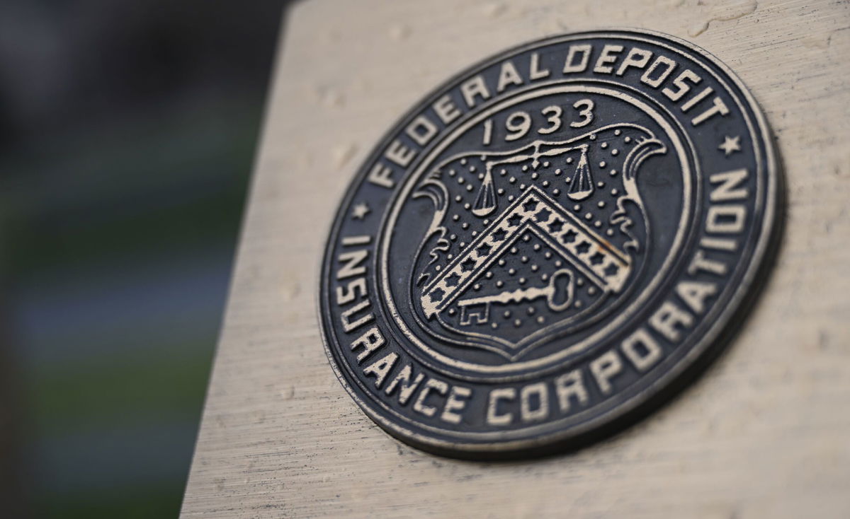 <i>Celal Gunes/Anadolu Agency/Getty Images</i><br/>Federal Deposit Insurance Corporation building in Virginia