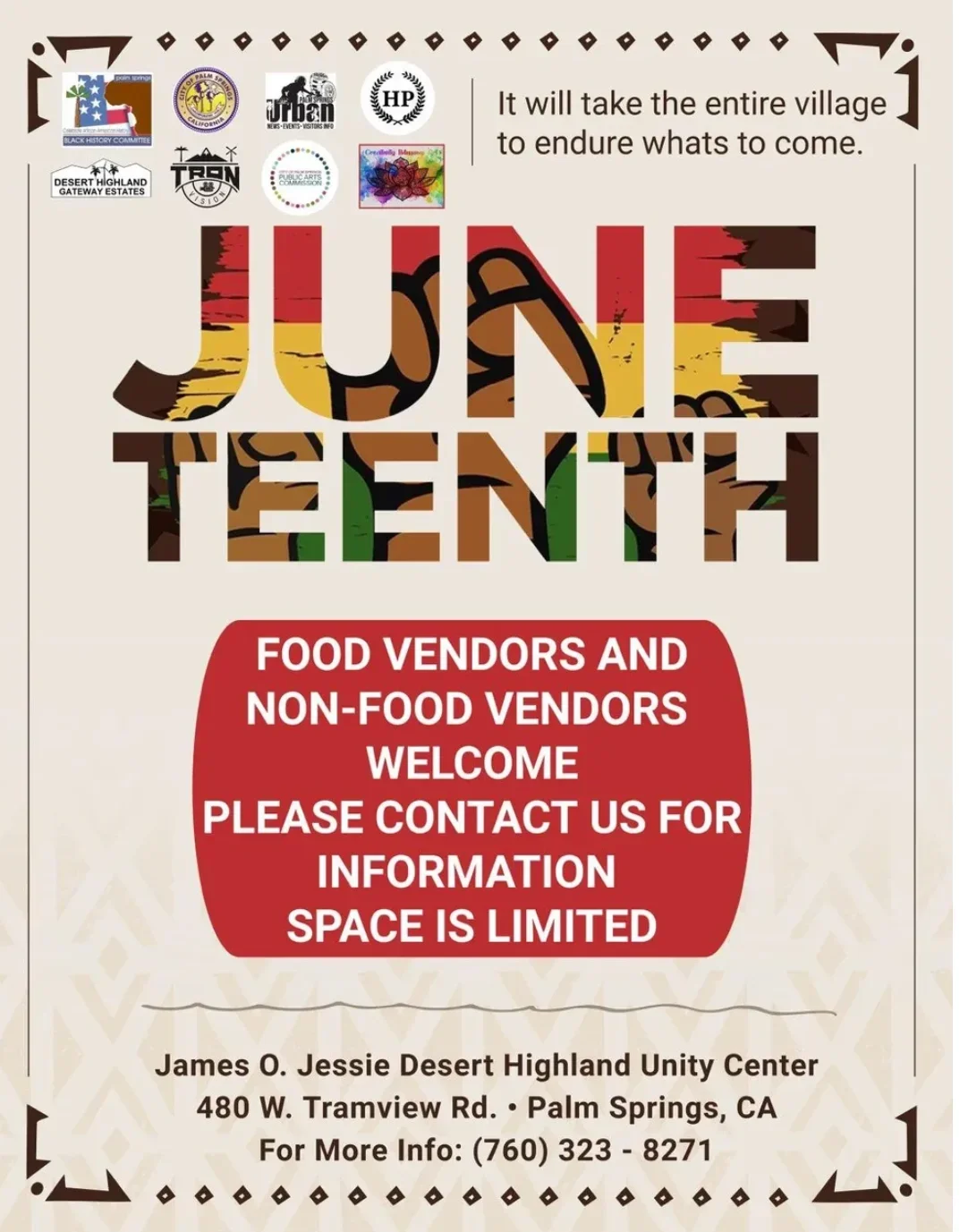 Juneteenth kickoff celebration in the valley hosted by the Palm Springs ...