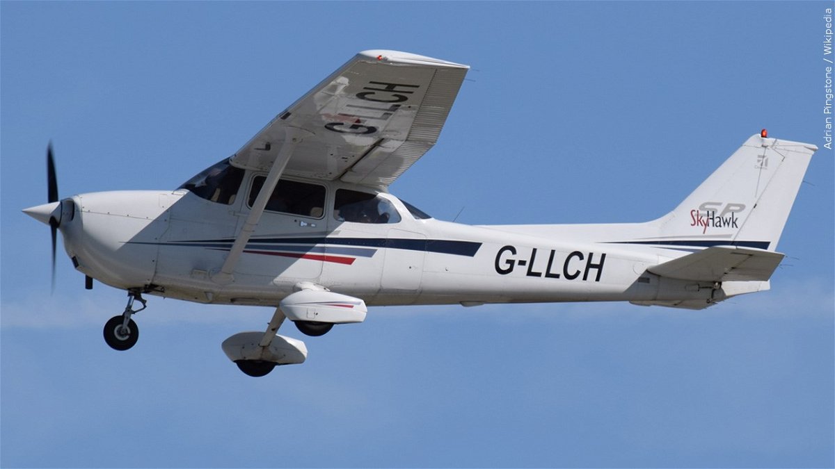 PHOTO: The Cessna 172 Skyhawk is an American four-seat, single-engine, high wing, fixed-wing aircraft made by the Cessna Aircraft Company, Photo Date: 16/2014/
