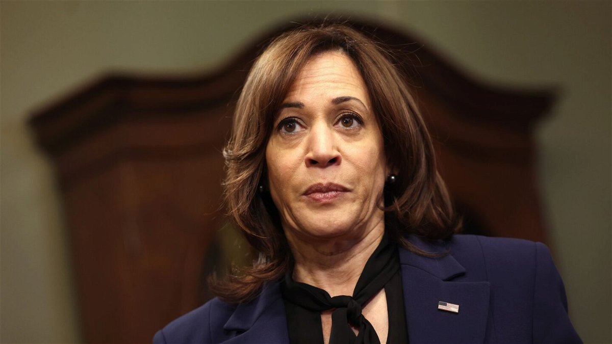<i>Kevin Dietsch/Getty Images</i><br/>Vice President Kamala Harris