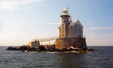 Stratford Shoal Lighthouse in Connecticut is up for auction.