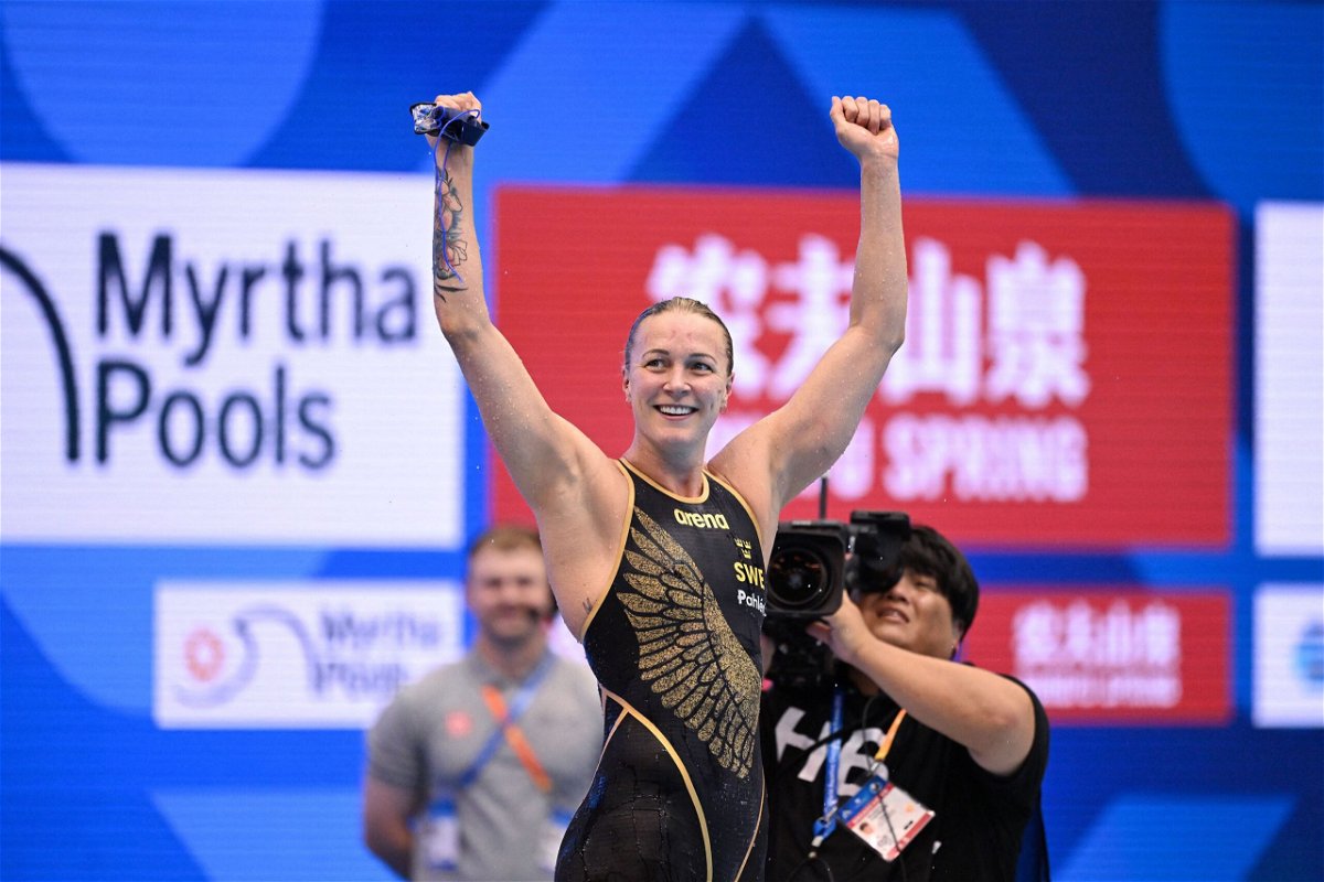 <i>Mine Kasapoglu/Anadolu Agency/Getty Images</i><br/>Sarah Sjöström won her 21st individual medal at the world championships.
