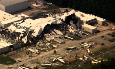 Storm damage is seen in Nash County