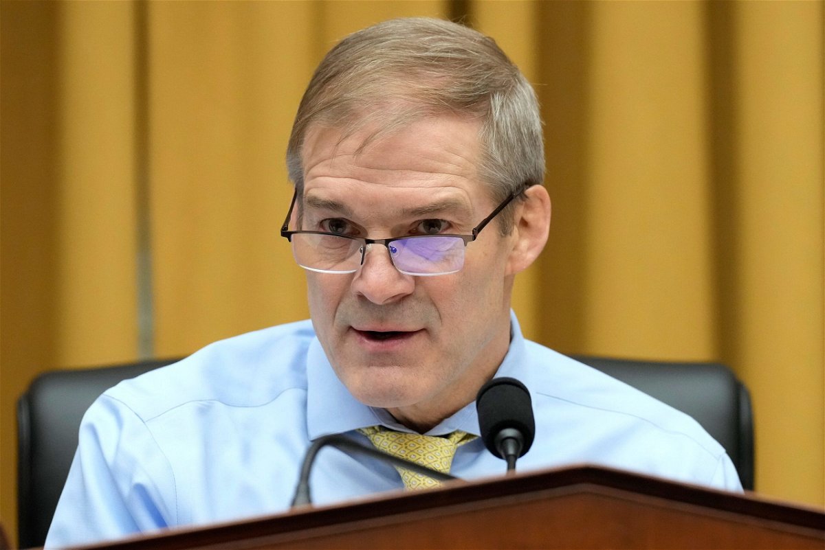 <i>Drew Angerer/Getty Images</i><br/>House Judiciary Chairman Jim Jordan speaks during a business meeting on Capitol Hill on February 1 in Washington