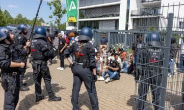 At least 22 police officers were injured in unrest in the western German town of Giessen during an Eritrean cultural festival